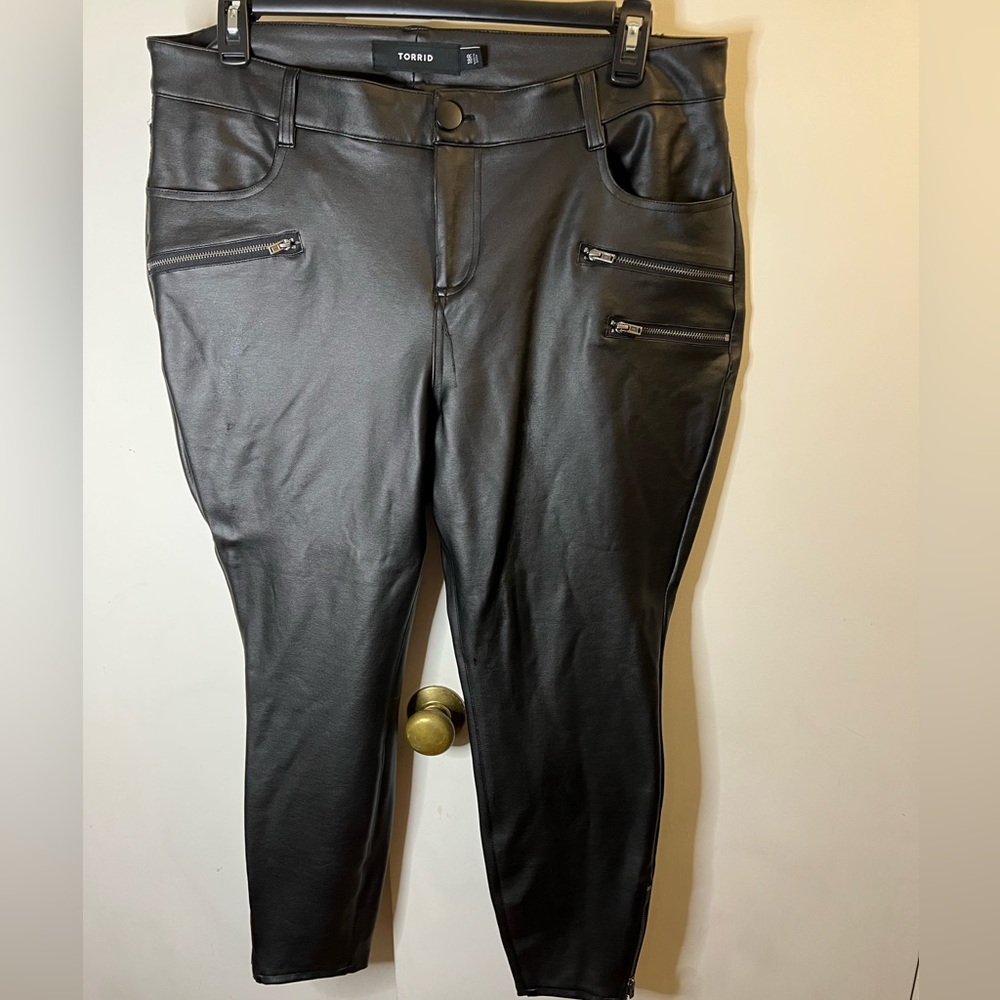 Torrid Faux Leather skinny pants